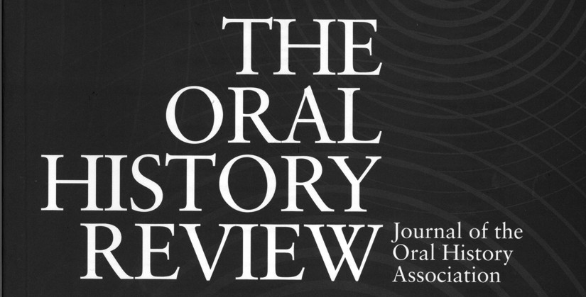 Our Work is Featured in Oral History Journal!